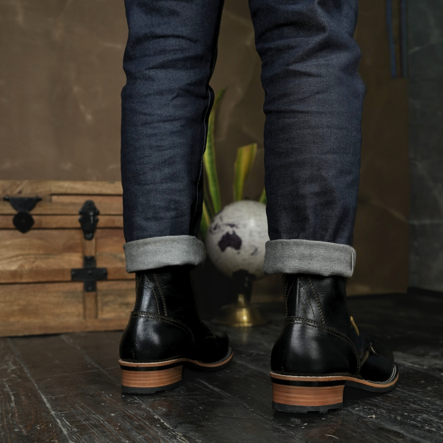 Trooper Boots 8" (Raven Black)