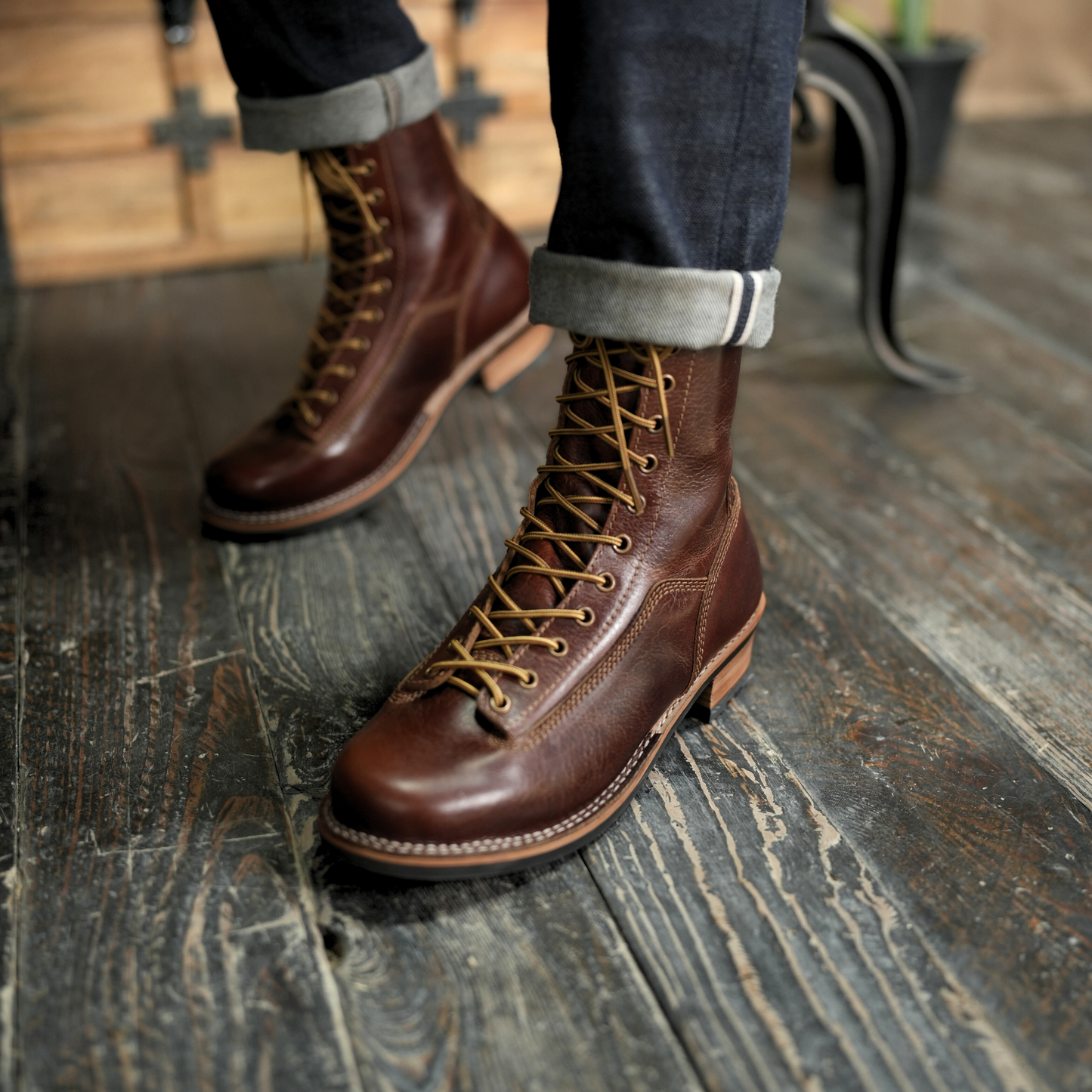 Outlander Boots 8" (Saddle Tan)
