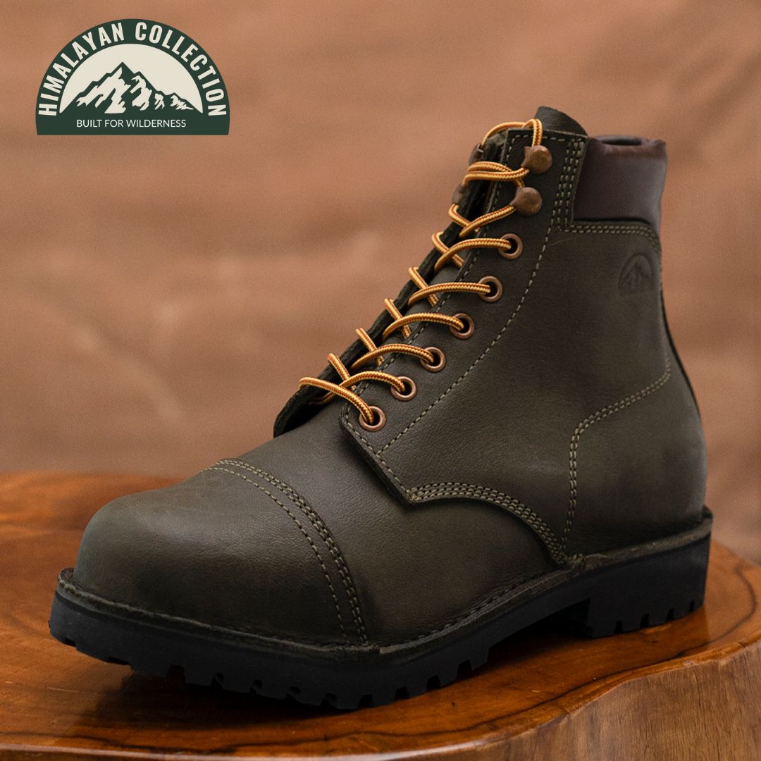 Himalayan Trailmaster Boots 6" (Moss Green) Water Repellent