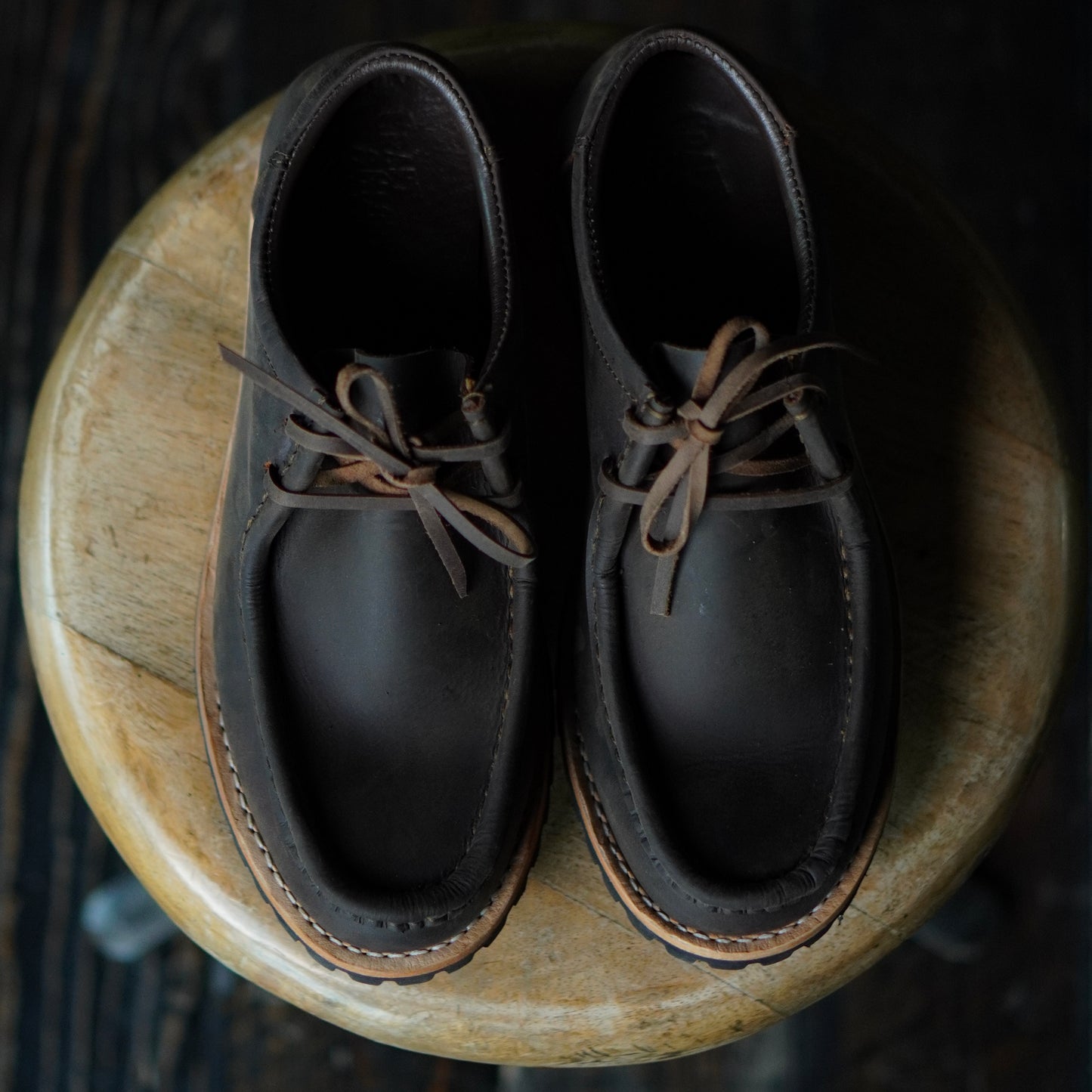 Strider Moc Shoe (Vintage Brown) Goodyear Welted