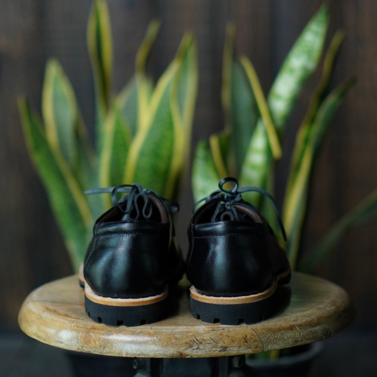 Strider Moc Shoe (Raven Black) Goodyear Welted