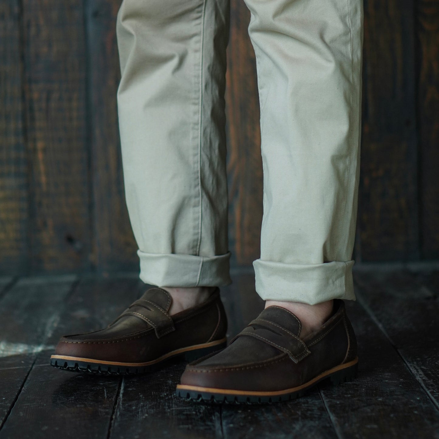Oslo Penny Loafers (Vintage Brown) Goodyear Welted