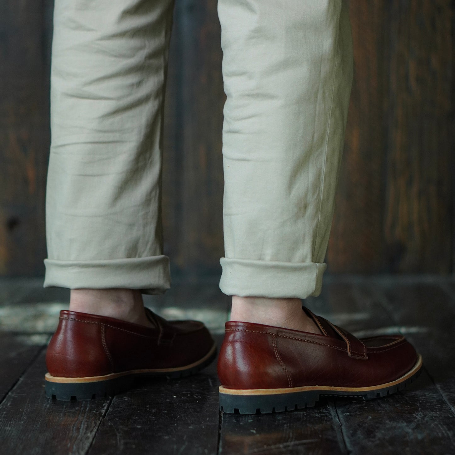 Oslo Penny Loafers (Saddle Tan) Goodyear Welted