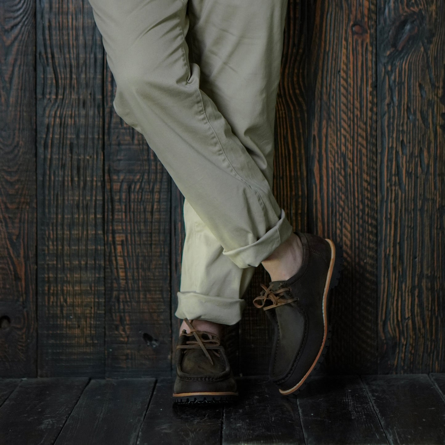 Strider Moc Shoe (Vintage Brown) Goodyear Welted