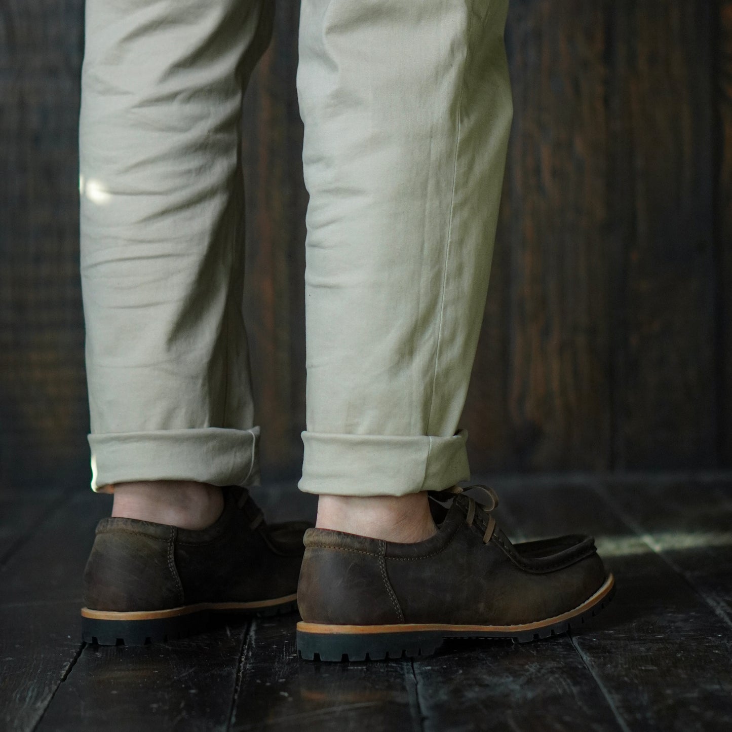 Strider Moc Shoe (Vintage Brown) Goodyear Welted