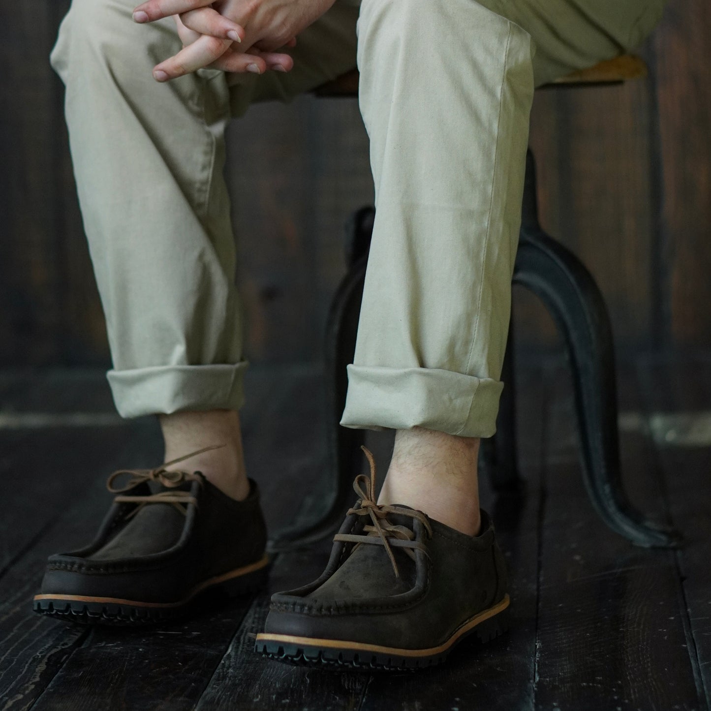 Strider Moc Shoe (Vintage Brown) Goodyear Welted
