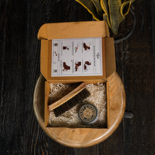 Conditioning Kit (Leather Conditioner + Horse Hair Brush) (30 Days Pre-Order)