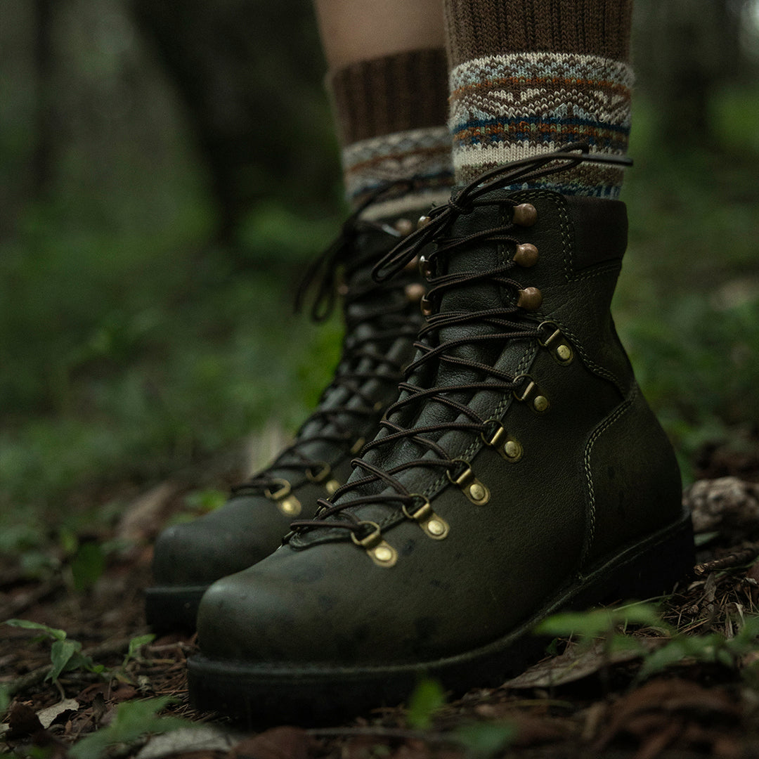 Women Himalayan Hiker Boots 6" (Moss Green) Water Repellent (45 Days Pre-Order)