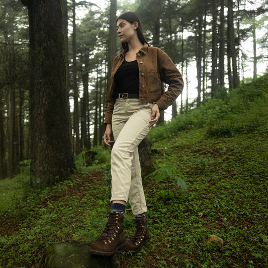 Women Himalayan Hiker Boots 6" (Grizzly Brown) Water Repellent