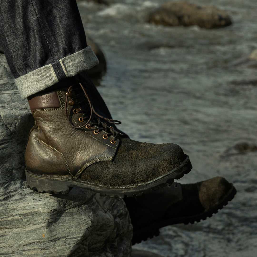 Himalayan Trailmaster Boots 6" (Grizzly Green) Water Repellent