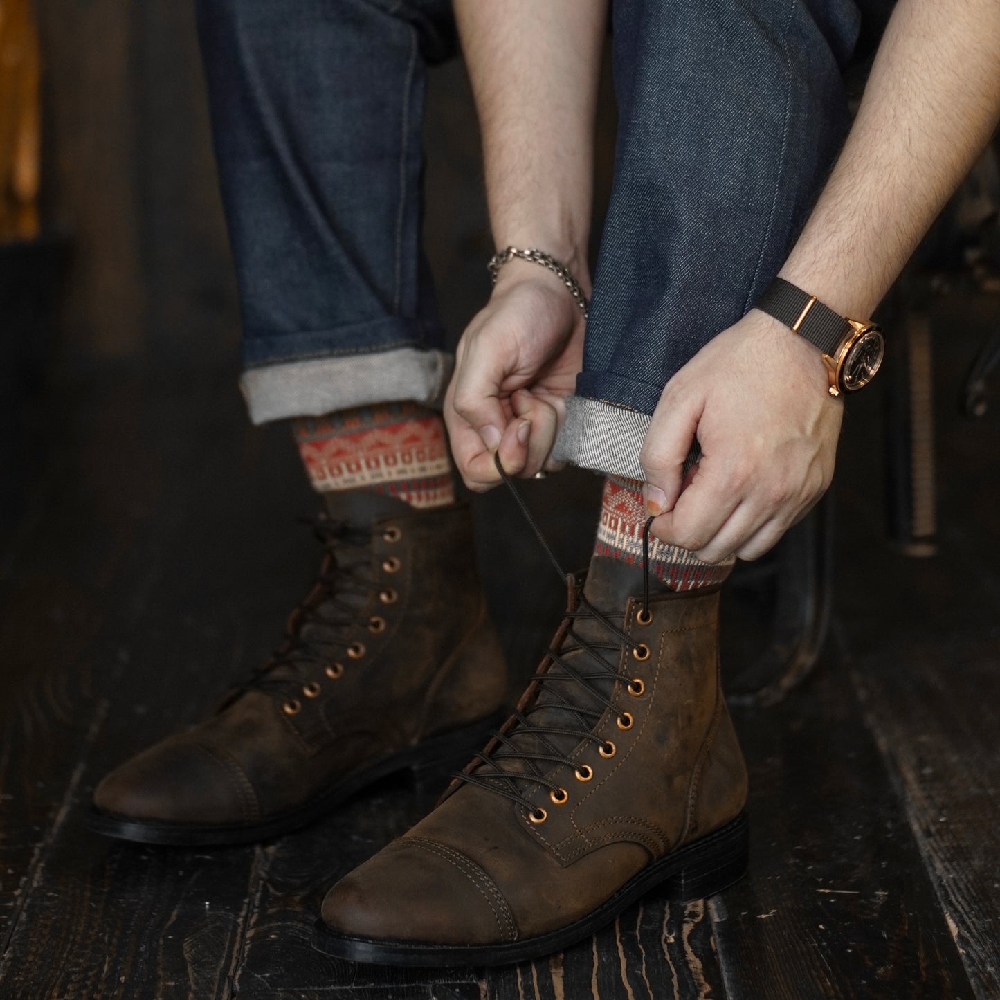 Aspen Boots 6" (Vintage Brown) Goodyear Welted