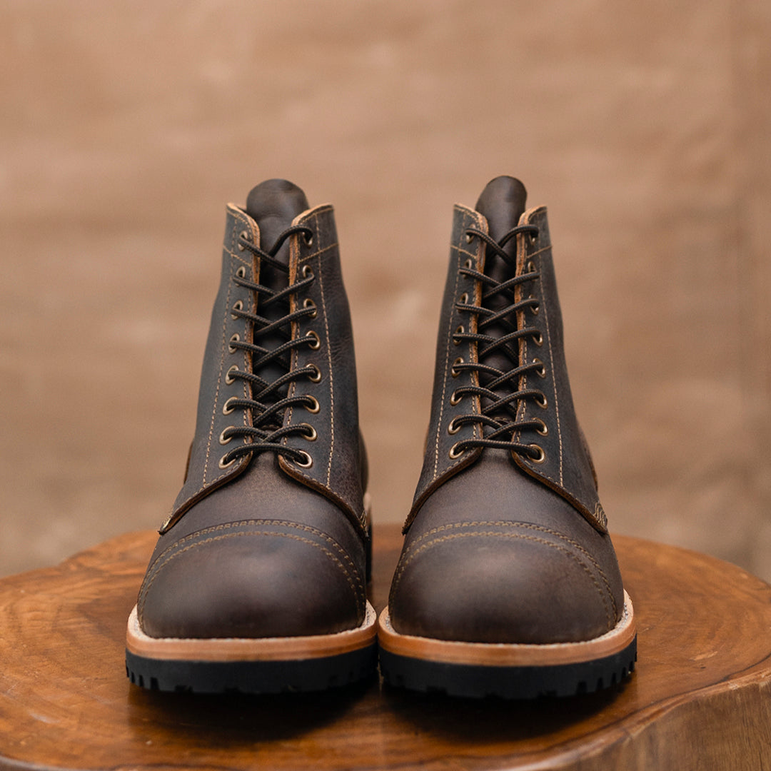 Combat Boots 6" (Vintage Brown) Goodyear Welted