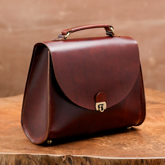 Victoria Handbag (Saddle Tan)