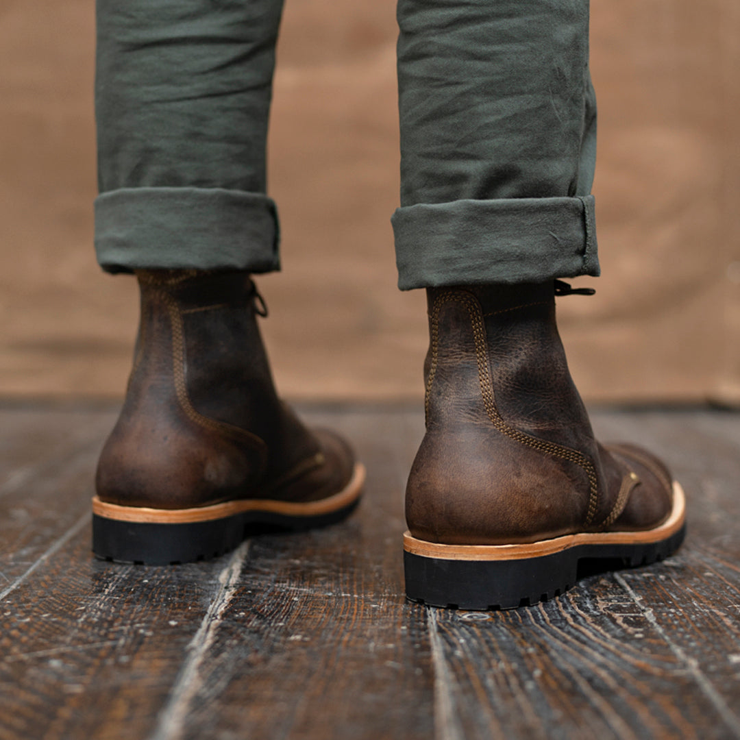 Combat Boots 6" (Vintage Brown) Goodyear Welted