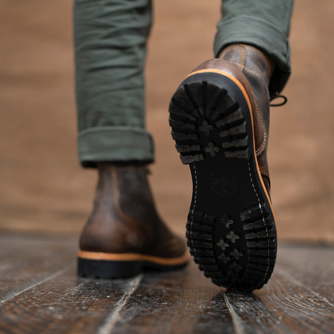 Combat Boots 6" (Vintage Brown) Goodyear Welted
