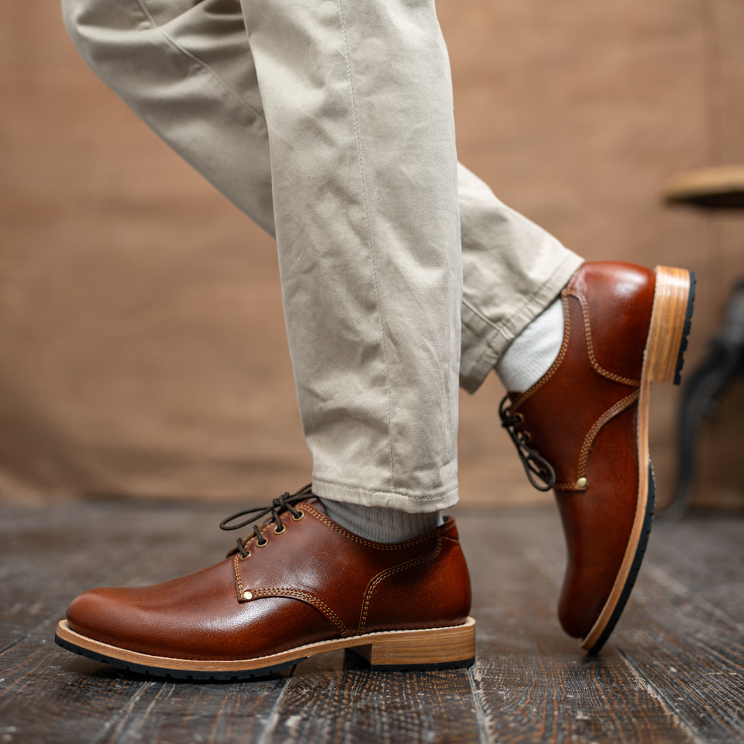 Service Shoe (Saddle Tan) Goodyear Welted
