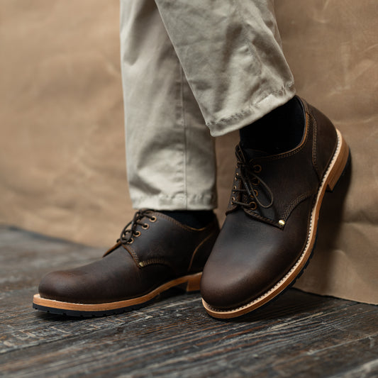 Service Shoe (Vintage Brown) Goodyear Welted