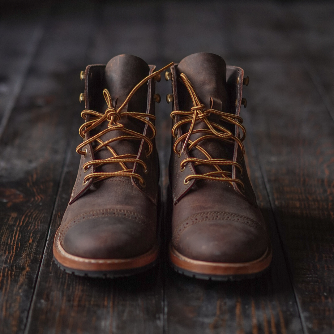 Legacy Toe Cap Boot 6" (Vintage Brown) Goodyear Welted