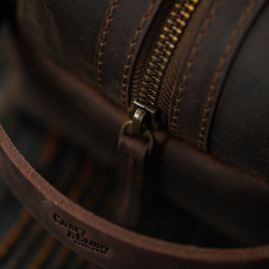 Portland Dopp Kit (Vintage brown)