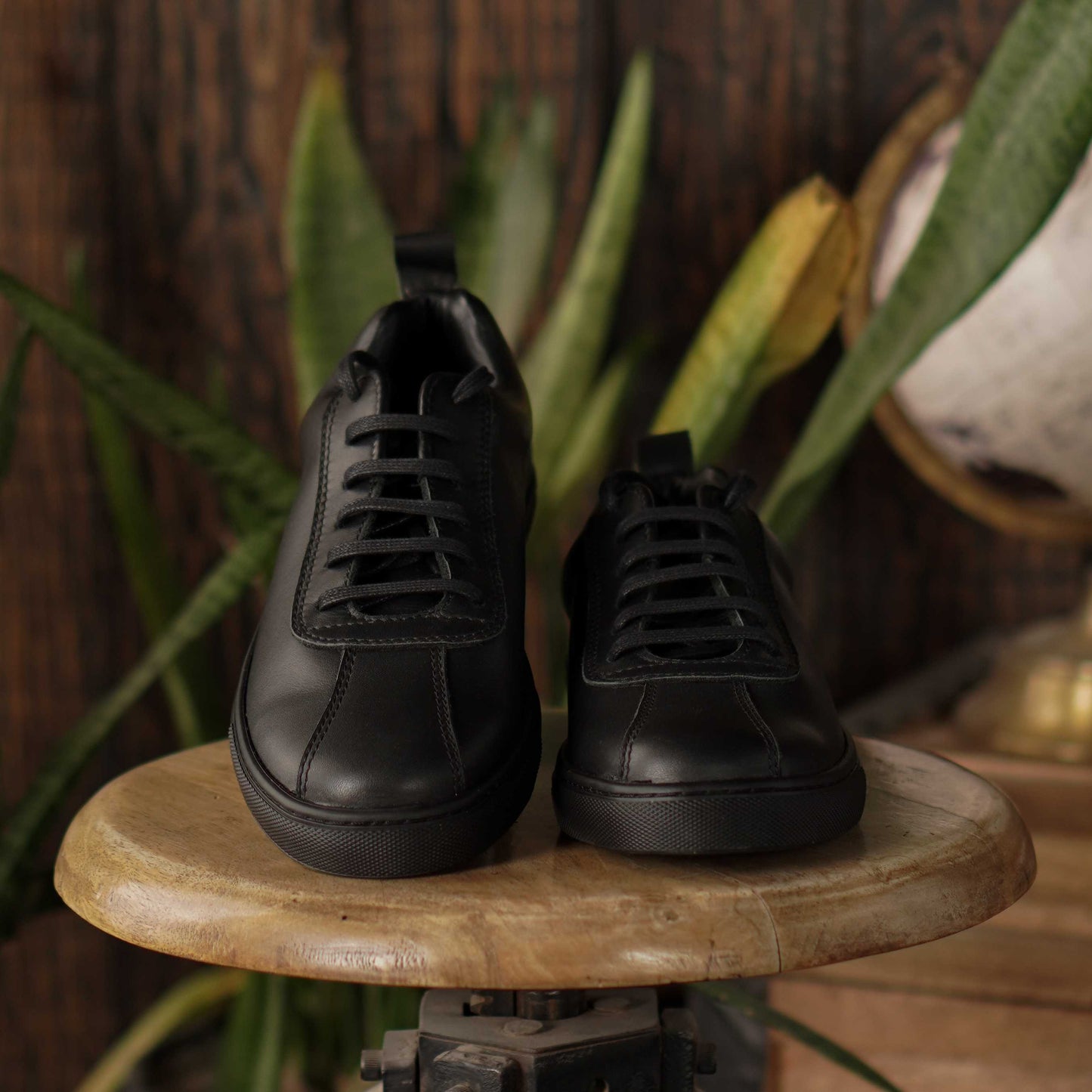 Austin Low Top Sneakers (Raven Black)