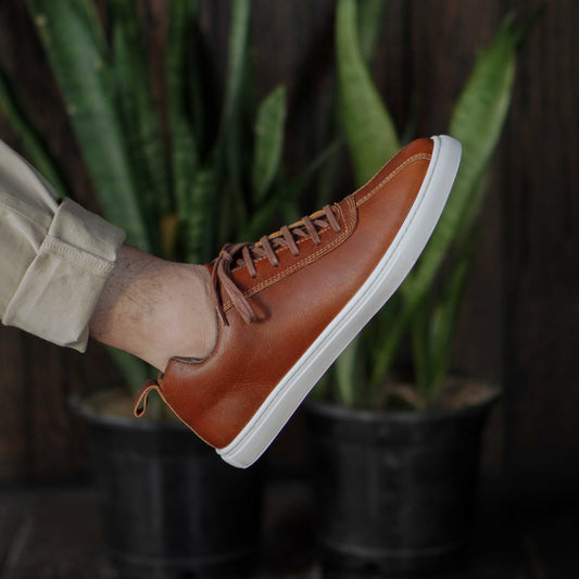 Austin Low Top Sneakers (Saddle Tan)