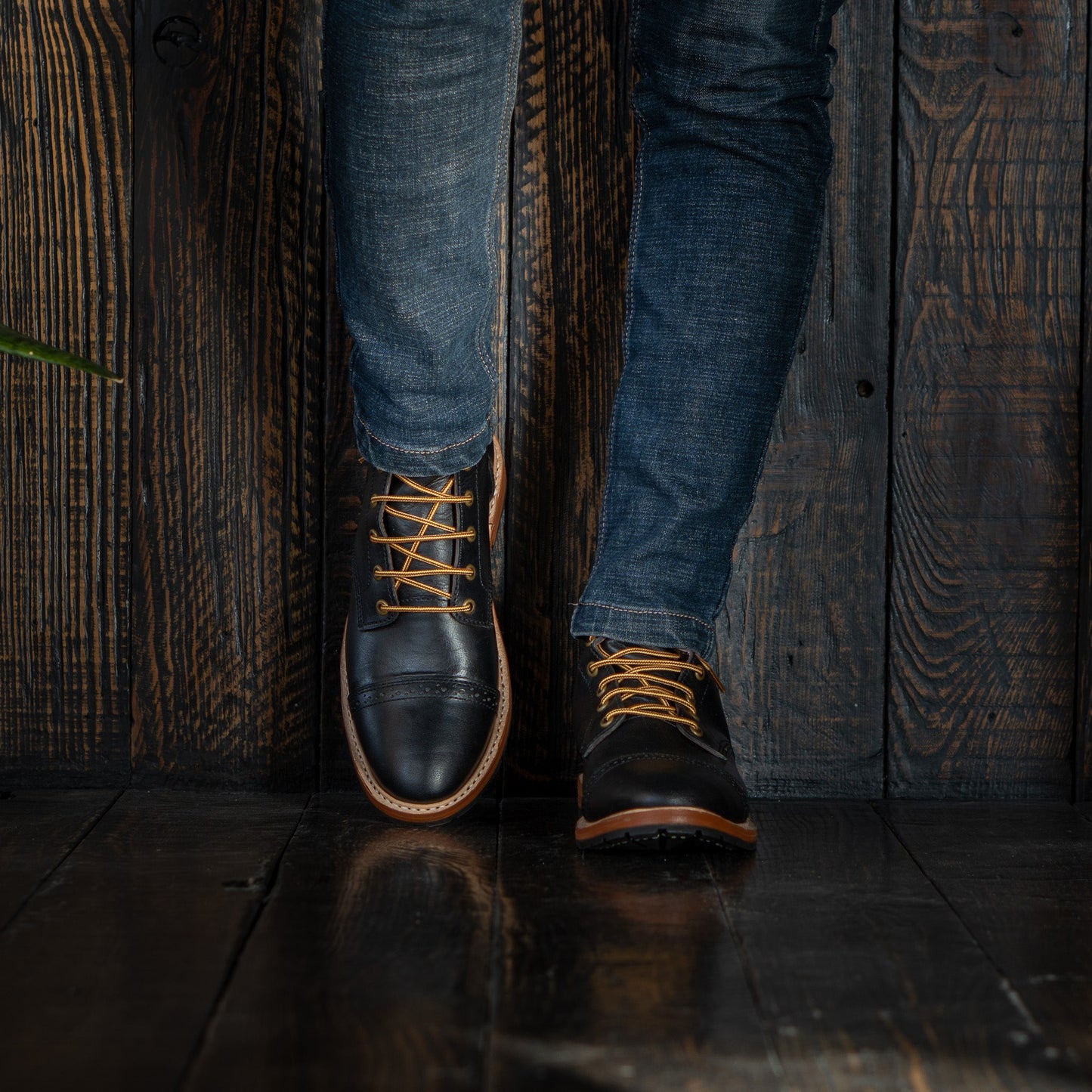 Legacy Toe Cap Boot 6" (Raven Black) Goodyear Welted