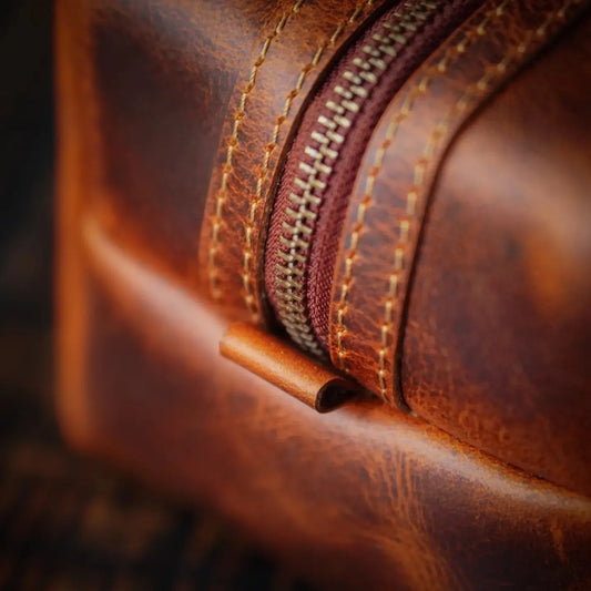 Portland Dopp Kit (Saddle Tan)