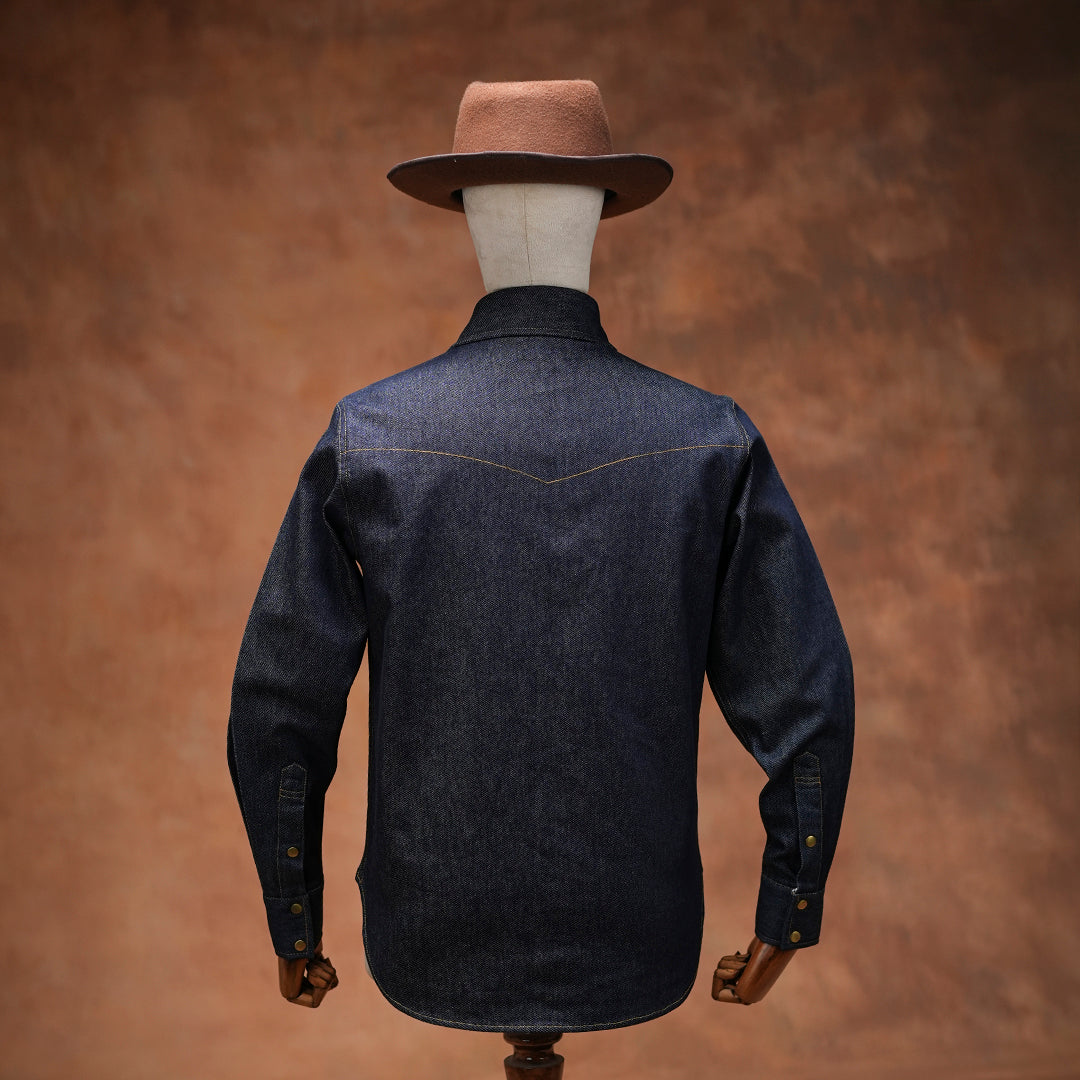 Selvedge Denim Overshirt 10 Oz (Indigo Blue)