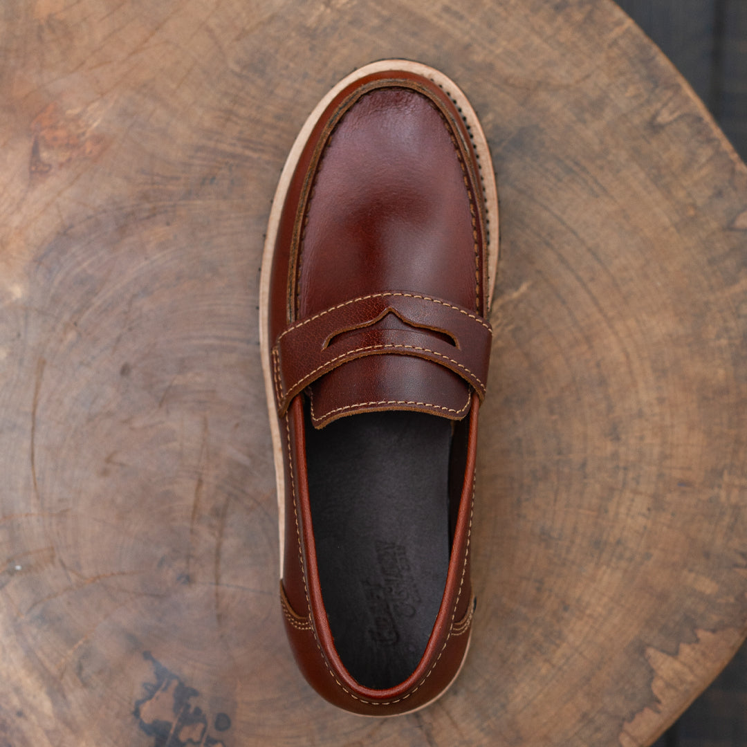 Oslo Penny Loafers (Saddle Tan) Goodyear Welted