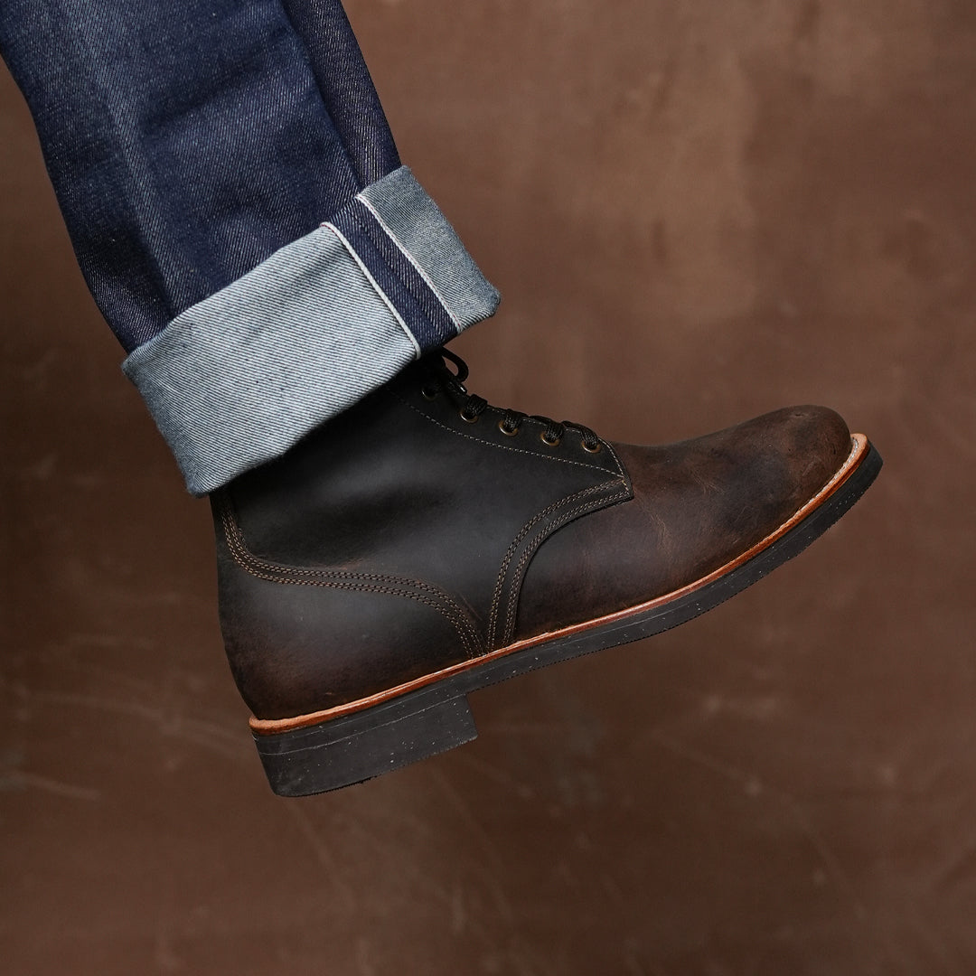 The Craft Boondocker Boots (Vintage Brown) Goodyear Welted