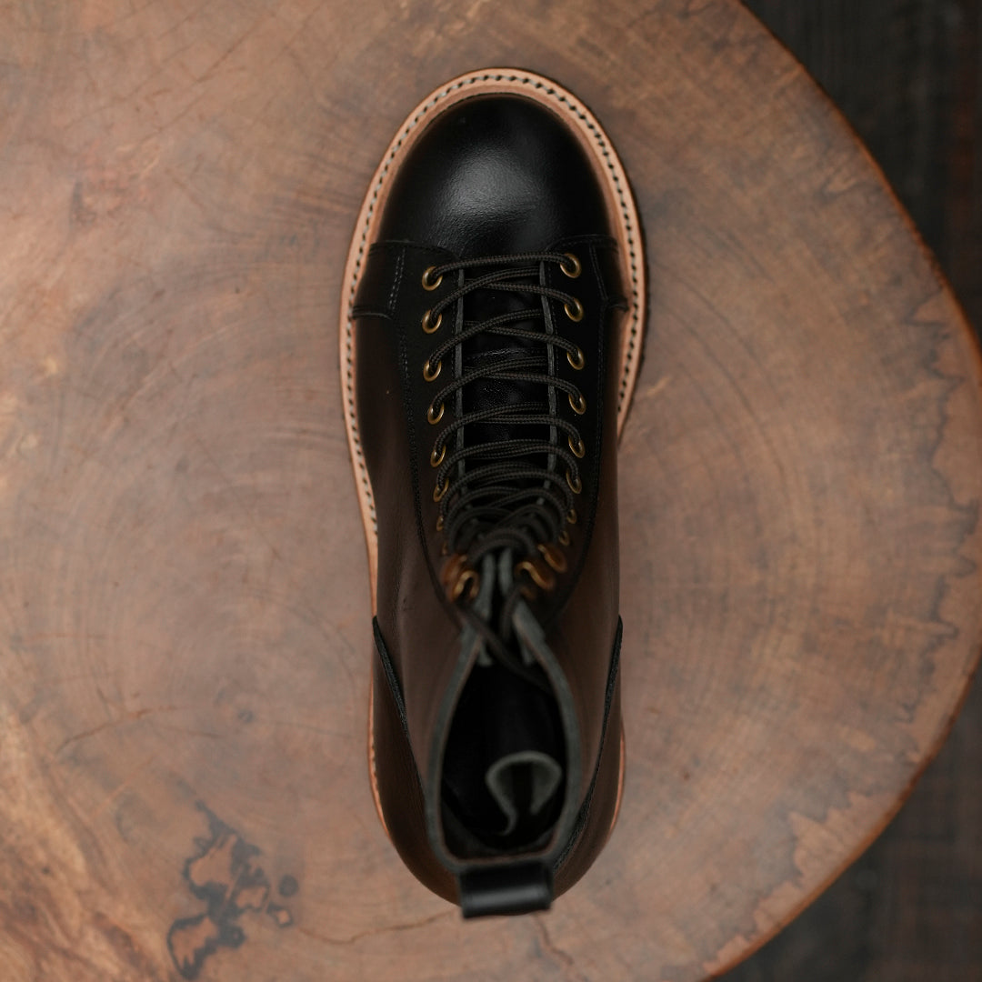 Monkey Explorer Boots 6" (Raven Black) Goodyear Welted