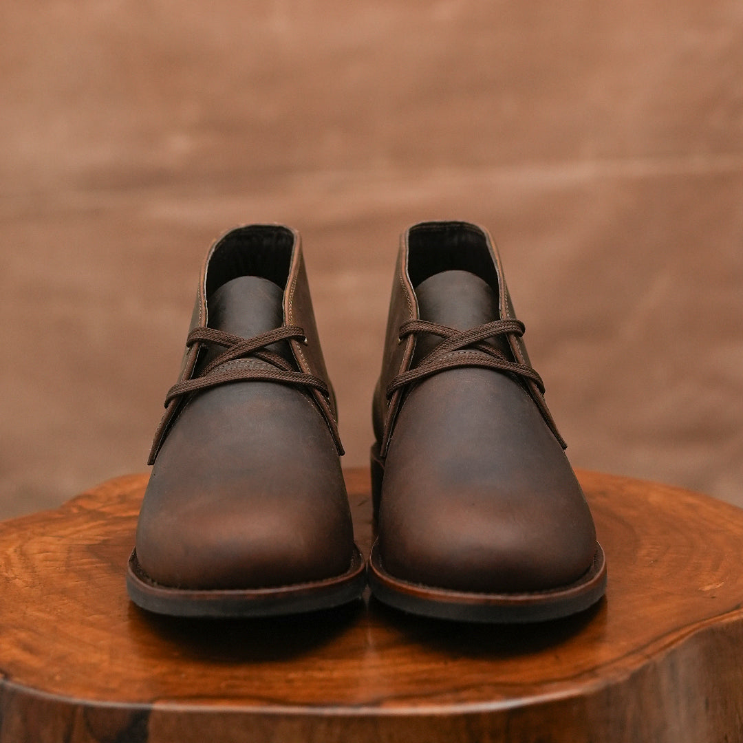 Hampton Desert Boot (Vintage Brown) Goodyear Welted
