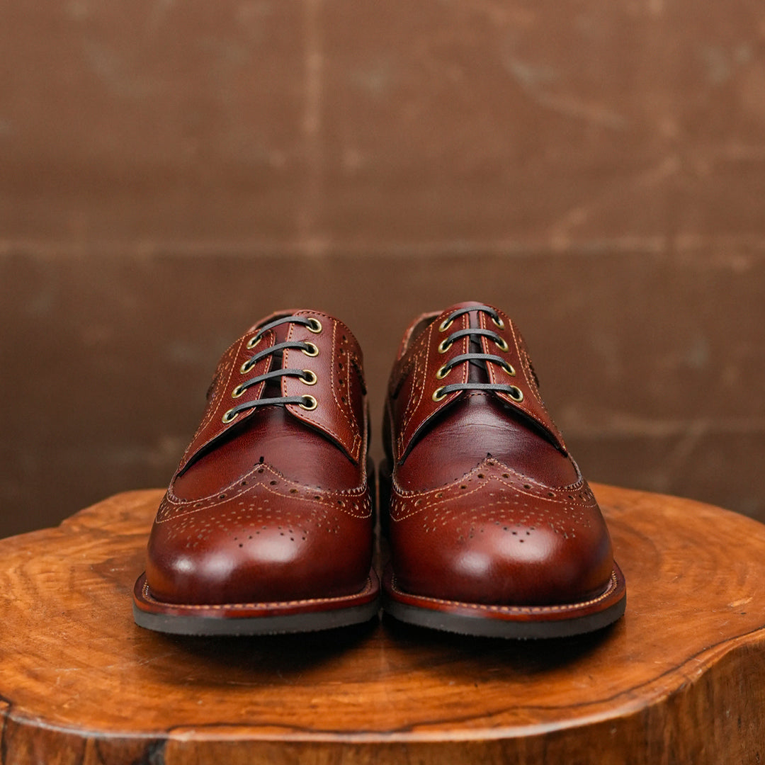 saddle brown dress shoes Palermo Saddle Oxford Dark Brown