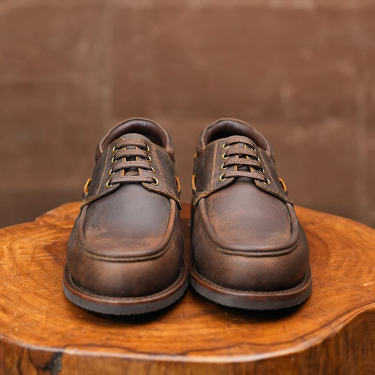 TEST Voyager Boat 2.0 Shoes (Vintage Brown) Goodyear Welted