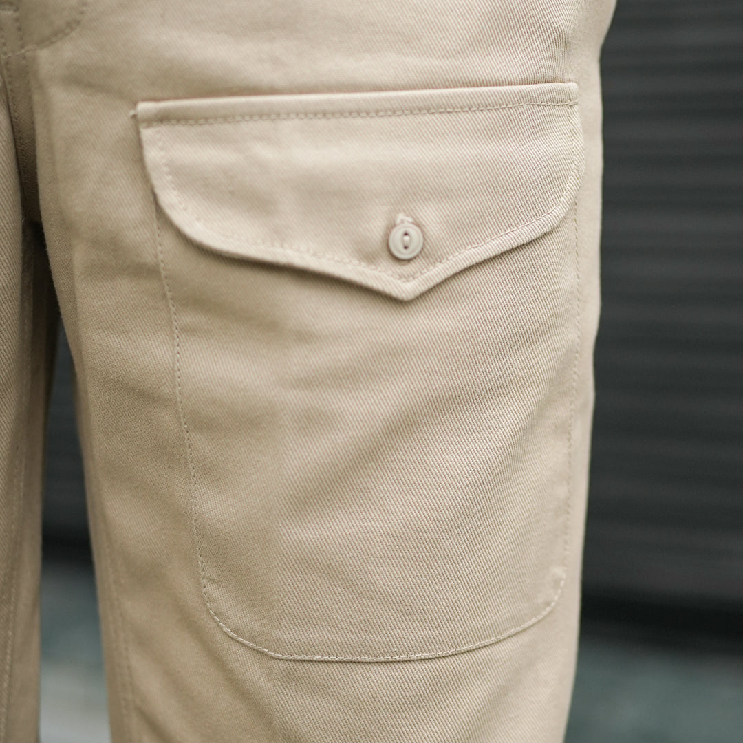British Battle Trousers Cotton Twill Khaki Drill