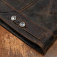 Trucker Type 2 Leather Jacket (Vintage Brown)