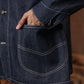 1930 Engineering Coverall Jacket Raw Denim Old Iron Blue