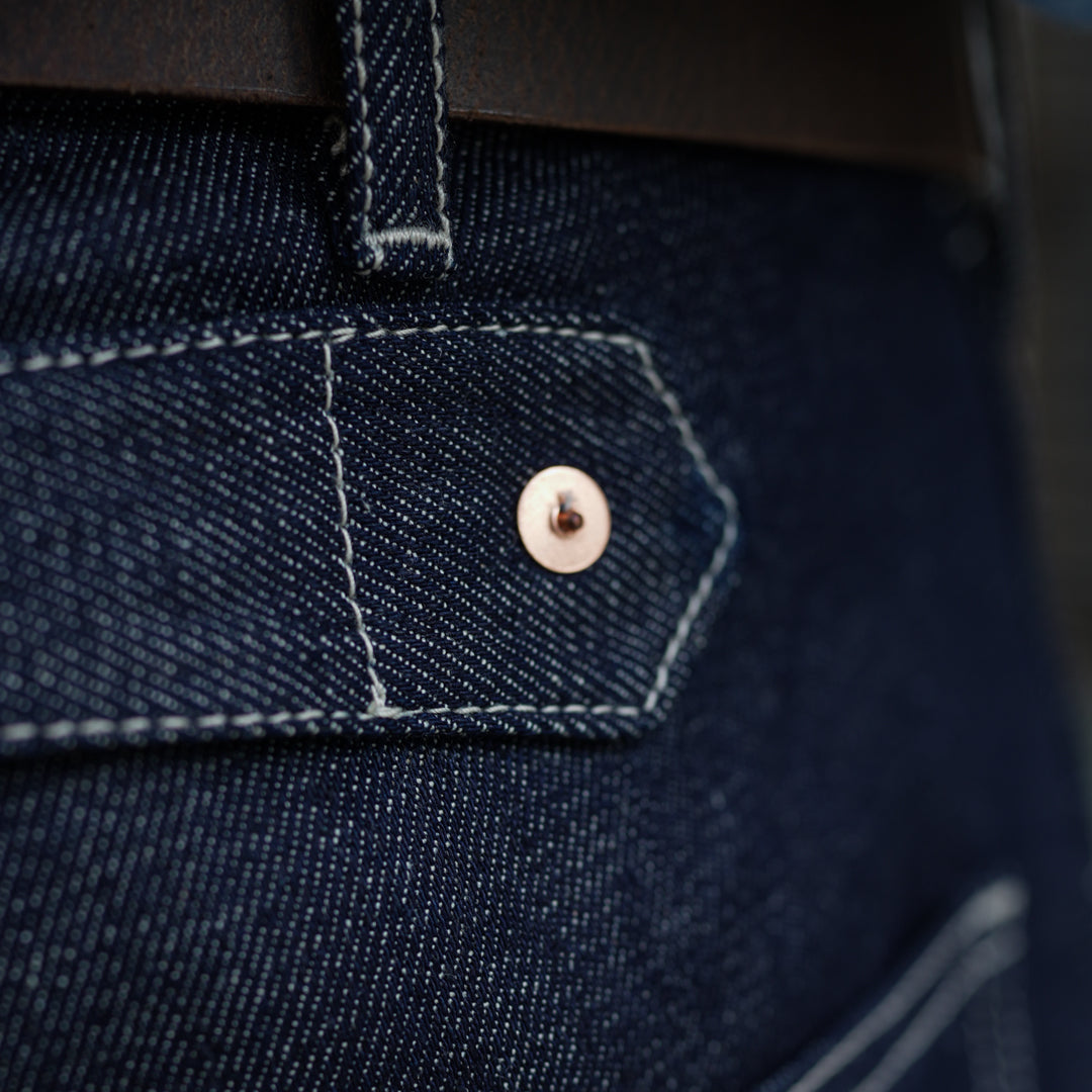 1930 Enginereeing Pants Raw Denim Old Iron Blue
