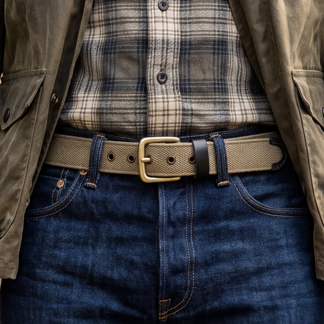 Jungle Belt (Forest Green x Raven Black)