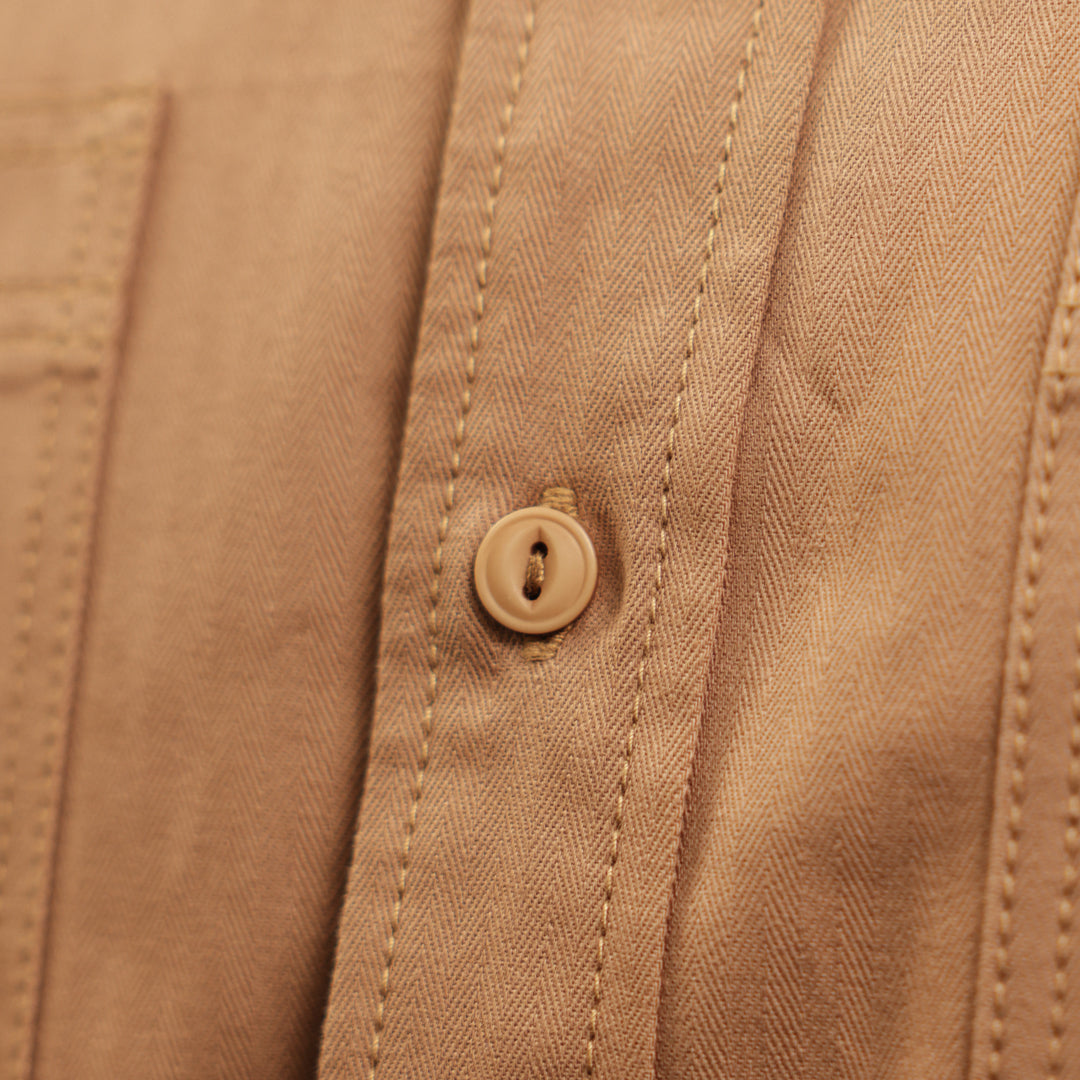 Heritage Work Shirt Half Sleeves HBT Khaki