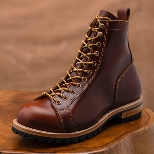 Monkey Explorer Boots 6" (Saddle Tan) Goodyear Welted