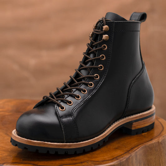 Monkey Explorer Boots 6" (Raven Black) Goodyear Welted