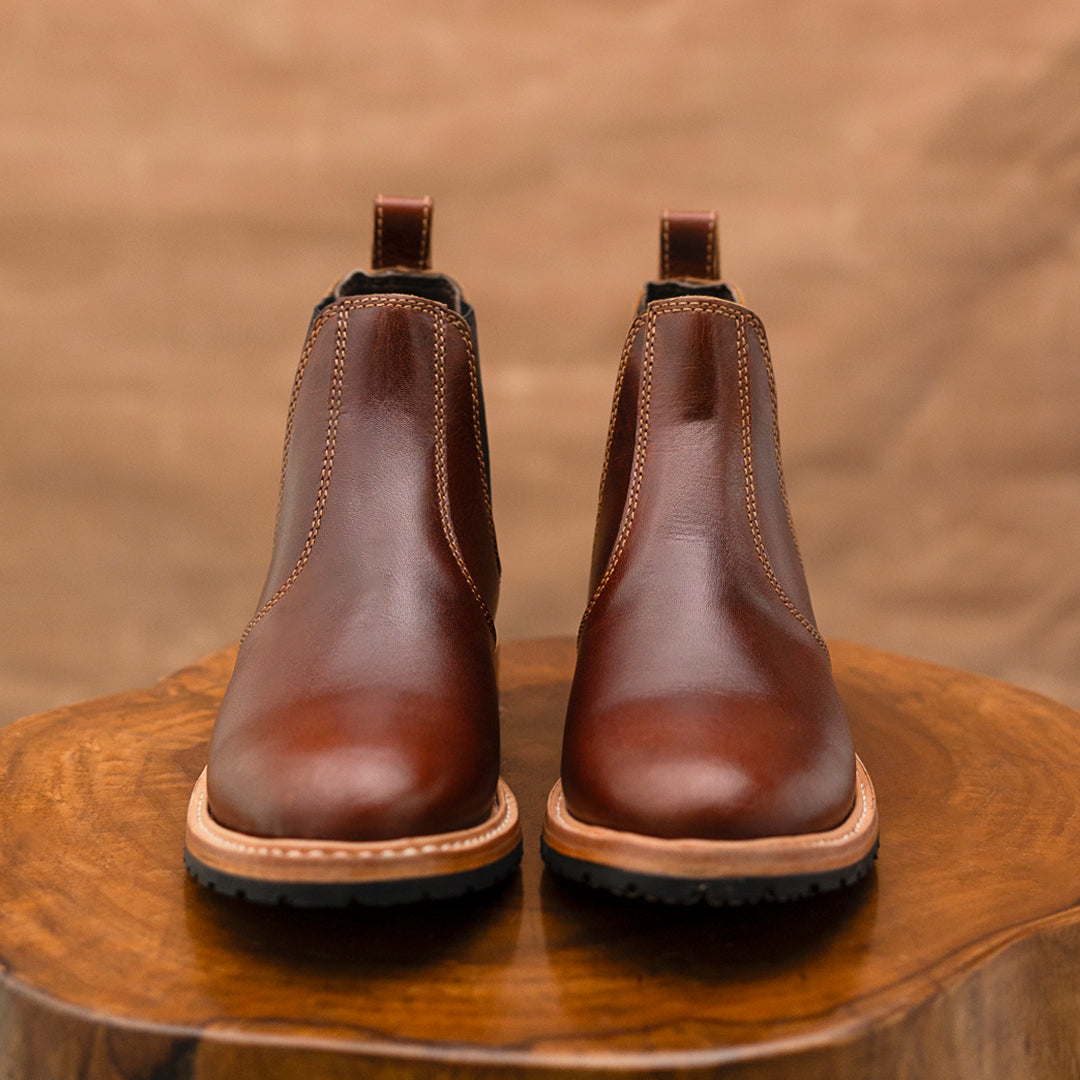 Chicago Chelsea Boots 6" (Saddle Tan) Goodyear Welted