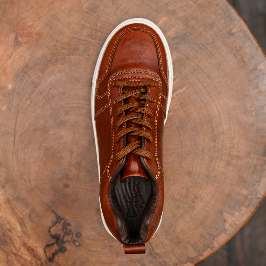 Brooklyn Low Top Sneakers (Saddle Tan)