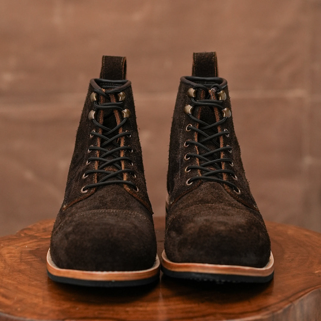 Grizzly Brown Full Grain  Water Buffalo Roughout (Leather Option)