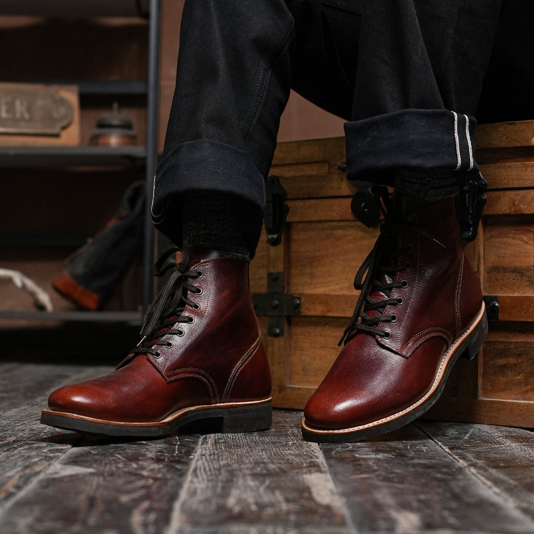 The Craft Boondocker Boots (Saddle Tan) Goodyear Welted