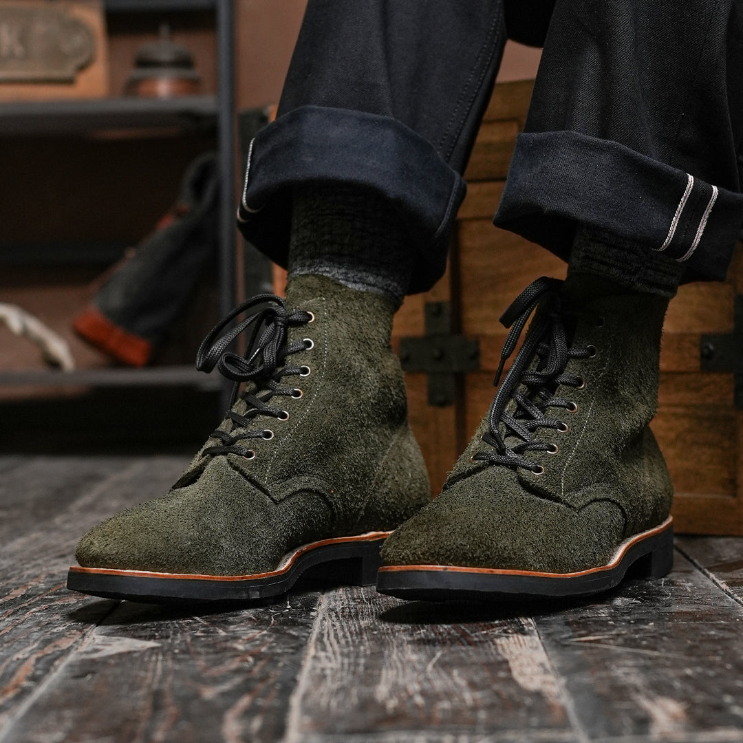 The Craft Boondocker Boots (Grizzly Green) Goodyear Welted