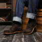 The Brandon Cap Toe Boots (Grizzly Brown) (Munson Last - Goodyear Welted)