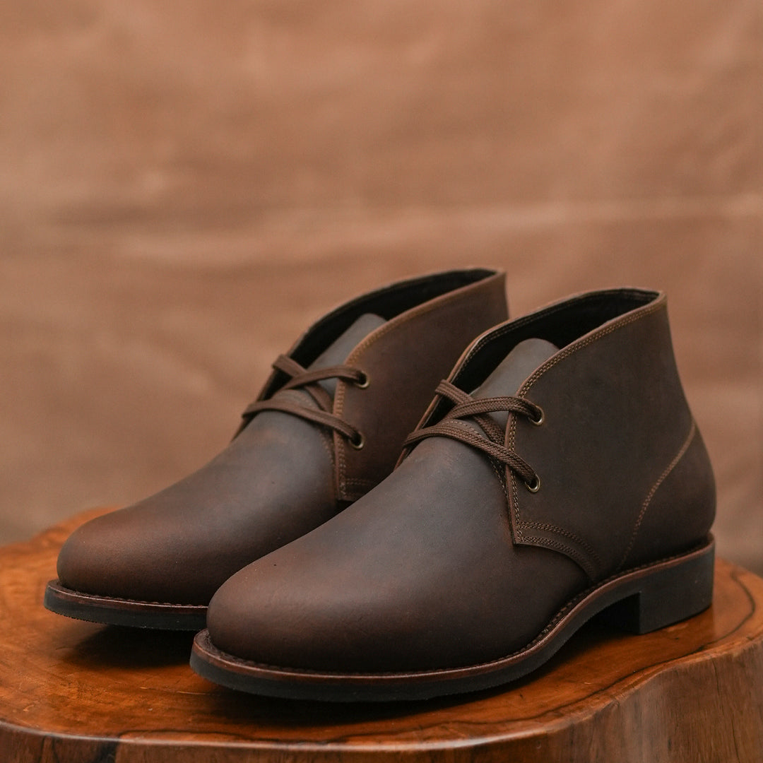 Hampton Desert Boot (Vintage Brown) Goodyear Welted