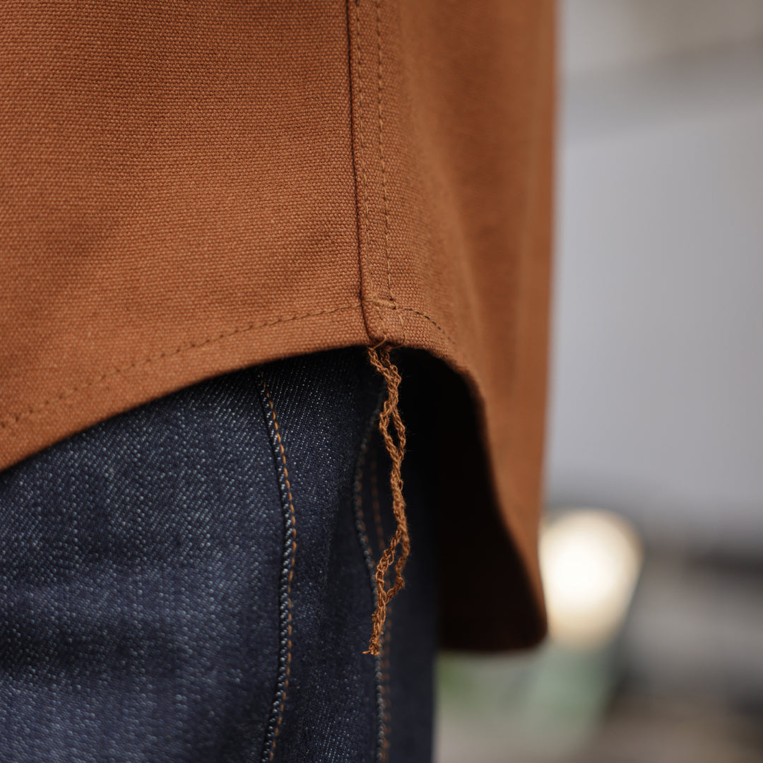 Western Over shirt Duck Canvas Fox Brown